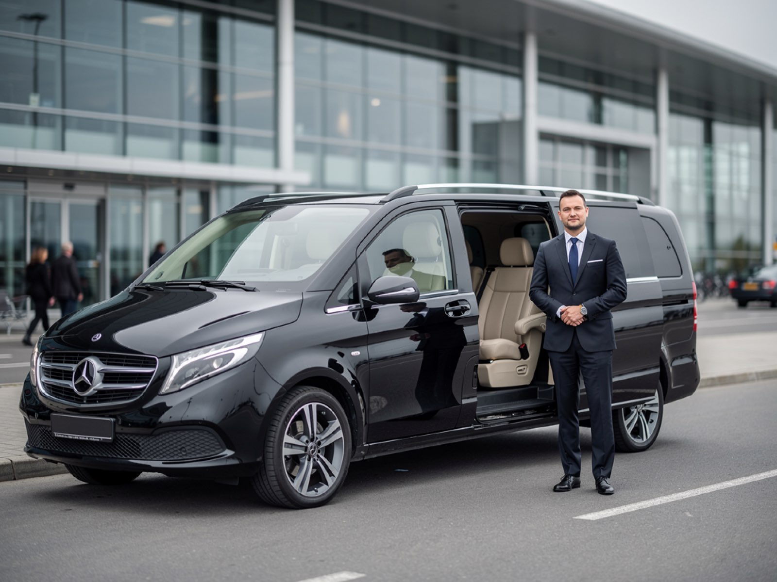 Mercedes V-Class with chauffeur